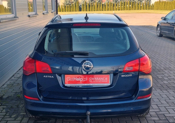 Opel Astra cena 22900 przebieg: 162000, rok produkcji 2012 z Kutno małe 352